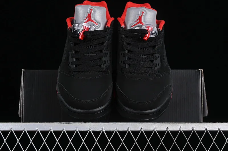All categories Air Jordan Jordan series basketball shoes Air Jordan 5 Z version Air Jordan 5 Low "Alternate 90" AJ5 Joe 5 black and red low-top basketball shoes 819171-001